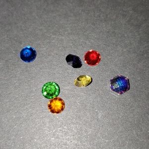 NWOT Set of 7 Swarovski Crystal Origami Owl Charms